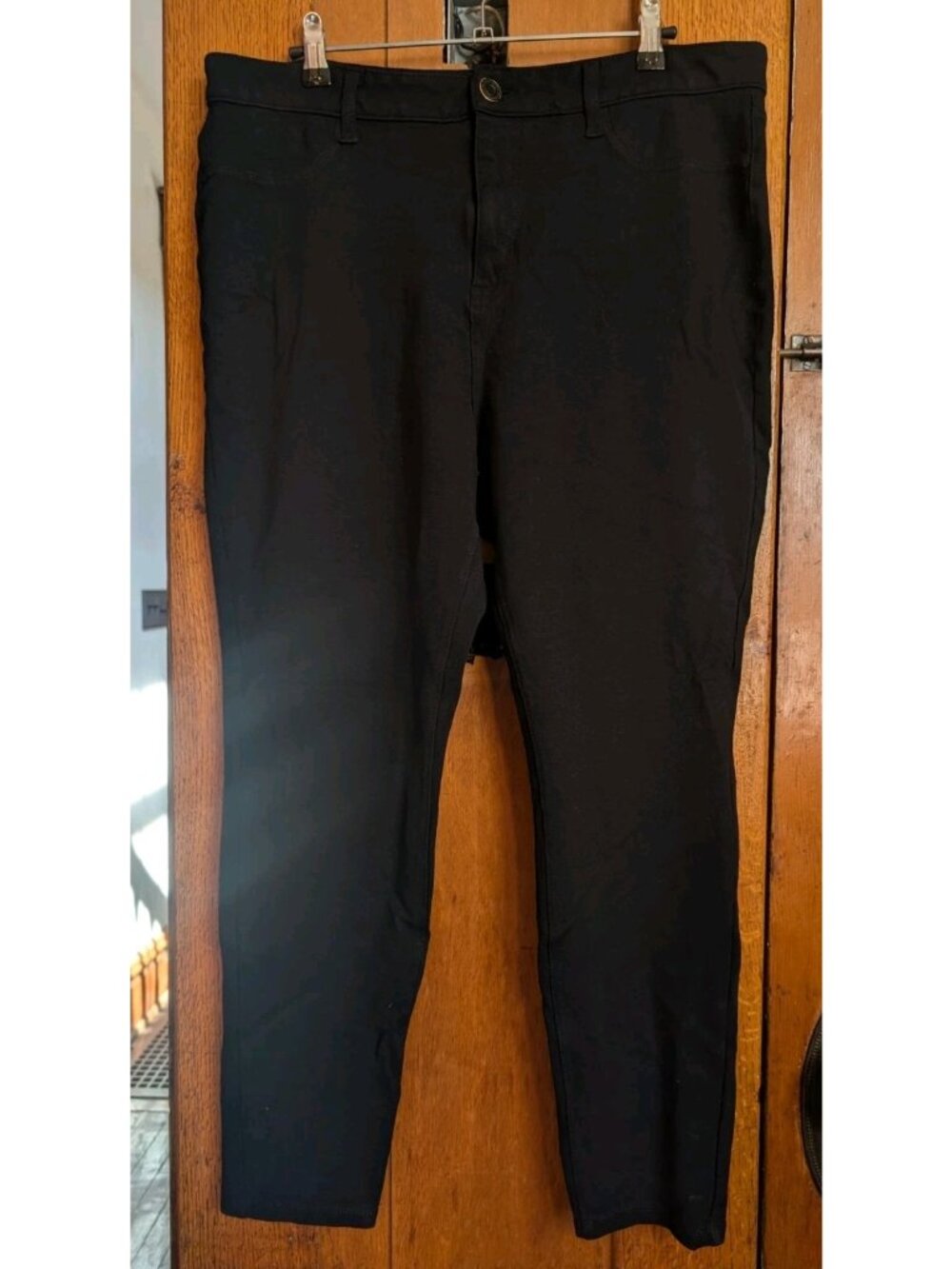 Lauren Conrad High Rise Super Skinny Black Jeggings Size XL -028